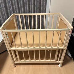 ベビーベッド　美品の画像