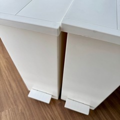 ケユカ　ゴミ箱　30L ホワイト２個セットの画像