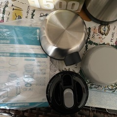 美品 Refres Double Stainless Bottle 1500の画像