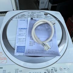 【動作保証あり】TOSHIBA ZABOON 2018年 AW-8V6(S) 8.0kg / 4.5kg 全自動洗濯乾燥機【管理KRS796】の画像