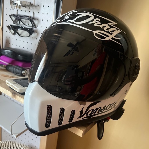 vanson leathers Horizon ジェットヘルメット 美品Mサイズ HORIZON HELMETS JADE ジェイド VANSON バンソン バイク