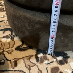 円形座布団 クッション 2点セットの画像