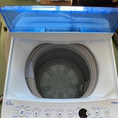 東W○079 動作品 Haier 洗濯機 縦型 JW-C45FK 2019年製 4.5kgの画像