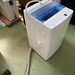 東W○079 動作品 Haier 洗濯機 縦型 JW-C45FK 2019年製 4.5kgの画像