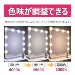 女優ライト　10個LED　吸盤式の画像