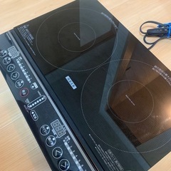 2口IH調理器　　YEM-W1456(B)の画像