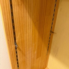 本棚(自作) 棚位置変更可能。引き出しレール付きの画像