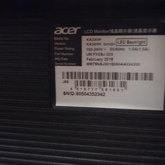 acer モニターの画像