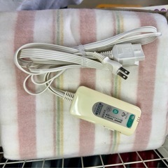 【美品】National 電気しき毛布 ナチュラルタッチの画像