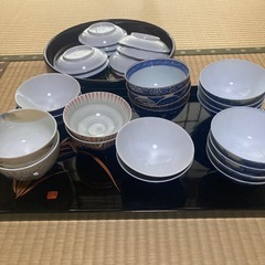 お茶碗×20 小皿×9の画像