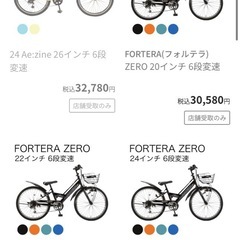 子供用自転車(20インチ)　FORTERA(フォルテラ) ZERO  の画像