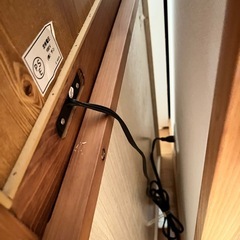 【8/29まで限定出品】木製ドレッサー(椅子セット)の画像