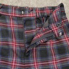GU チェックズボンの画像