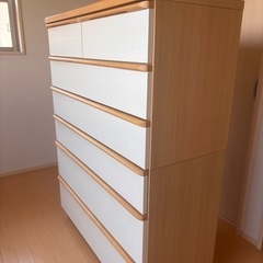 衣装ケース/ハイチェスト（美品）の画像