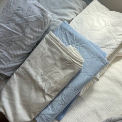 D(ダブルサイズ)敷きパッド×3 掛け布団カバー×2の画像
