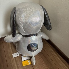 【新品】スヌーピー　キラキラレインボーラメぬいぐるみの画像