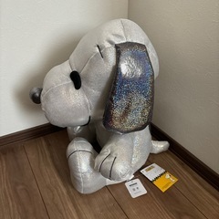 【新品】スヌーピー　キラキラレインボーラメぬいぐるみの画像