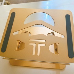 Amazon人気商品 ノートパソコンスタンド ゴールド の画像