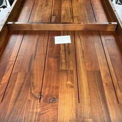 大川家具　ダイニングテーブルのみ　中古の画像