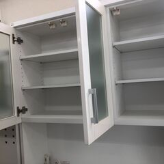 【ジャングルジャングルサカイ石津店】ニトリ　NITORI　システムキッチンボード　ダリア　キッチン収納　収納家具　ホワイト　クリーニング済み 堺市 西区 東区 北区 南区 堺区 石津の画像