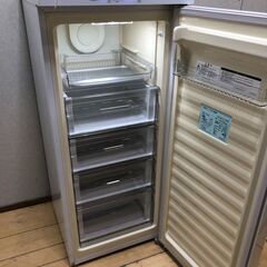 AQUA　2020年製　ノンフロン冷凍庫　右開き　AQF-GS13J（W）形 ホワイト　白　動作確認済み　【糸島市内 送料無料】88234-1-025の画像