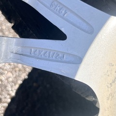 N-BOX等に　155/65R14 アルミタイヤ４本セットの画像