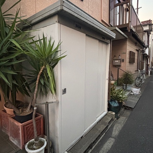 イナバ INABA 物置 MBX スチール 鍵なし W187×D115×H206cm ※解体済み ※直接引き取り限定 ※足立区柳原