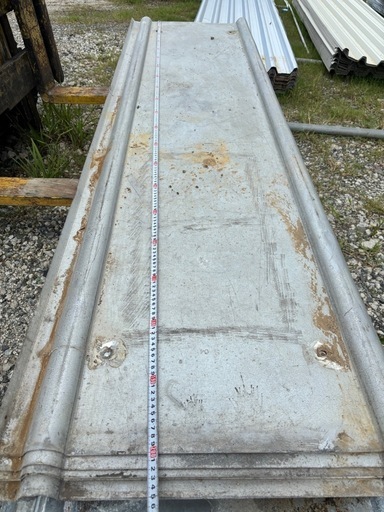 2ｍ安全鋼板(万能板)工事用仮設 安全鋼板 鉄板 屋根 壁156枚セット