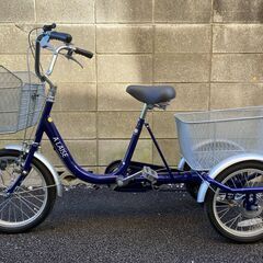 【試乗程度ほぼ新品！】三輪自転車　大人用　シニア　三輪車　カインズの画像