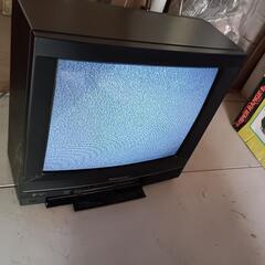 通電確認OK！【Panasonic ブラウン管テレビ】リモコン  ケーブル付きの画像
