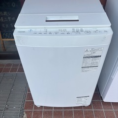 TOSHIBA 全自動洗濯機　8.0kg  2019年製　中古現状品　
の画像