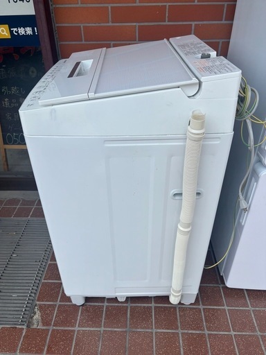 TOSHIBA 全自動洗濯機　8.0kg  2019年製　中古現状品　
