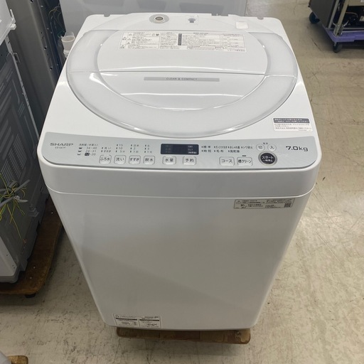 SHARP　2022年製　ES-GE7F-W　　洗濯7㎏　風乾燥3kg　朝霞市リサイクルショップ　ケイラック朝霞田島店　朝霞市　志木市　和光市　GM398