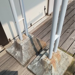 物干し台①　パイプ　金属の画像