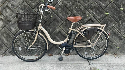 ヤマハ電動アシスト自転車 26インチバッテリー12.8ah