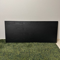 ニトリ　天板と脚セット　黒 幅140×59
 の画像