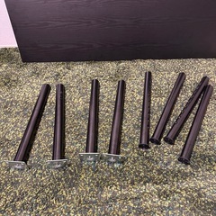ニトリ　天板と脚セット　黒 幅140×59
 の画像