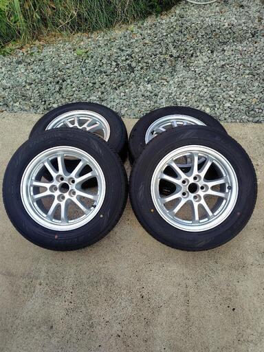 50系プリウス　純正アルミホイール　タイヤセット　195/65R15 50 後期 プリウス195/65R15 トヨタ 純正アルミホイール 4セット
