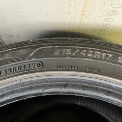 夏タイヤ　215/45/R17 グッドイヤー　22年製の画像