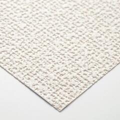 リリカラ 織物調 白 壁紙　50mの画像