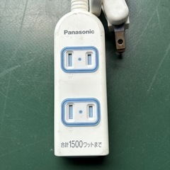 Panasonic 　延長ケーブル  3口  コード1mの画像