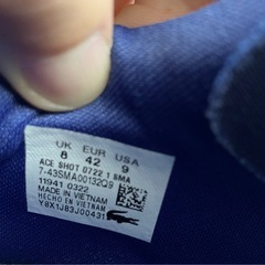 スニーカー 26.5cm LACOSTE Aceshotの画像