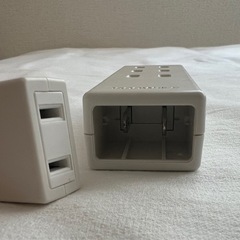 【女性限定】無印良品 ジョイントタップ ロック付 延長コード１ｍ　3点セットの画像