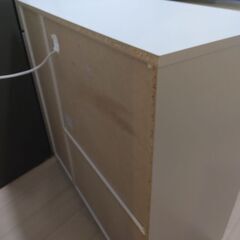 レンジ台 スライド棚付きの画像