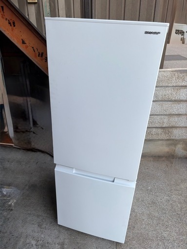 (売約済み)シャープ　SJ-D16K-W 冷蔵庫冷凍庫　2023年製　中古品