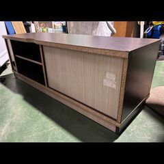 札幌限定配送/お引き取り可◆家具◆ニトリ◆テレビ台/ローボード◆ジョアン2 120DBR◆W120 D38 H40の画像