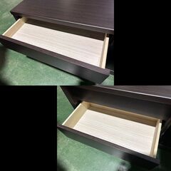 札幌限定配送/お引き取り可◆家具◆ニトリ◆テレビ台/ローボード◆ジョアン2 120DBR◆W120 D38 H40の画像