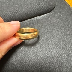 （値下げ‼️金✨シンプル指輪）の画像