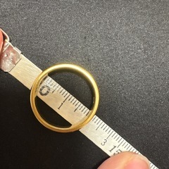 （値下げ‼️金✨シンプル指輪）の画像