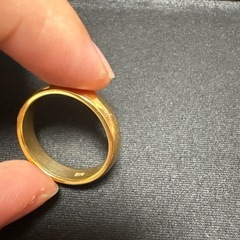 （値下げ‼️金✨シンプル指輪）の画像